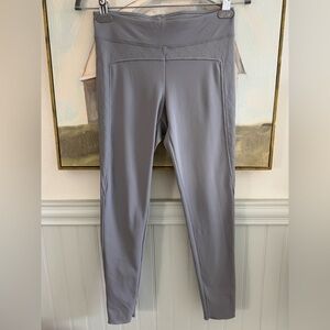 NILS Fleece Lined Gray Quilted Leggings Size Small